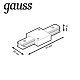 коннектор прямой gauss tr105