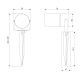 ландшафтный светильник elektrostandard landscape 043 fl led черный 4690389219368 a072086