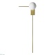 настенный светодиодный светильник loft it meridian 10132/d gold
