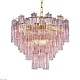 подвесная люстра delight collection owd2093-d75 gold/pink