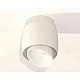 комплект накладного светильника ambrella light techno spot xs1141042 swh/fr белый песок/белый матовый (c1141, n7175)