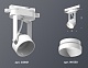 трековый однофазный светильник ambrella light track system xt6601040 (c6601, n6130)