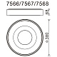 потолочный светодиодный светильник mantra coin 7566