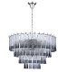 подвесная люстра saga 601 l12 silver