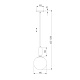 подвесной светильник eurosvet bubble 50197/1 черный жемчуг