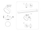 трековый однофазный светильник ambrella light track system gl6835