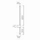 настенный светильник led4u l2232-800 bs