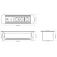 блок розеток mx-117 (3 секции, 2 usb и rj-45) mebax 00-00001184