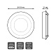 встраиваемый светодиодный светильник gauss backlight bubbles bl315