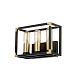 бра lumina deco waldorf ldw 1140-3 bk+md