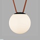 трековый однофазный светильник denkirs belty orb dk5553-bk