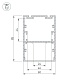 профиль arlight arh-line-6085-2000 black 018681