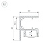 алюминиевый профиль arlight wall-2228-2000 anod black 050488