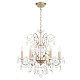 подвесная люстра crystal lux odelis sp6 gold