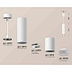 комплект подвесного светильника ambrella light techno spot xp6312001 swh/cl белый песок/прозрачный (a2301, c6342, a2060, c6312, n6150)