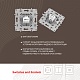 розетка rj45 arte milano 217.45-1.silver