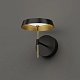 бра delight mb18001061-1a  black/gold
