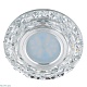 встраиваемый светильник fametto luciole dls-l130 gu5.3 chrome/clear