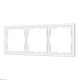 рамка пластиковая arlight frm-nobe-sfpl-3-wh 054219