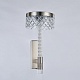 настенный светильник diamond cut mb21020075-1a satin nickel delight collection