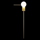 настенный светодиодный светильник loft it meridian 10132/d gold