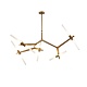 подвесная люстра delight collection agnes 9078/10 gold