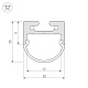 профиль arlight sl-line-2011m-2000 anod 023720