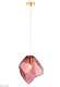 подвесной светильник crystal lux nuestro sp1 gold/pink