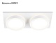 встраиваемый светильник ambrella light gx53 acrylic tech techno spot tn52423