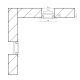 профиль алюминиевый swg rc-2206 000985