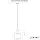 подвесной светодиодный светильник iledex play p820/1-12w-3000k-d220 mbk-brz