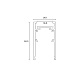 шинопровод магнитный накладной hesby lighting eldeko hsbl_0052