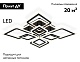 потолочная люстра ambrella light acrylica original fa8912