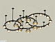 комплект подвесного светильника ambrella light techno ring xr92222001 (a9222, a9227, c9233, c9242, c9238, c9232, n8145, n8124)