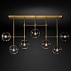 потолочный светильник delight collection globe mobile kg0835p-7a brass
