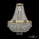люстра на штанге bohemia ivele crystal 19271/h1/35iv gw