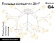 потолочная люстра ambrella light traditional tr3018