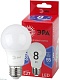 лампа светодиодная эра e27 8w 6500k led a60-8w-865-e27 r б0045323