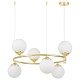 подвесная люстра lampit fino tp 2003-6-rd gd