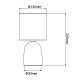 настольная лампа uniel uml-b305 e14 black ul-00012420