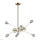 подвесная светодиодная люстра odeon light modern kliff 5426/54cl