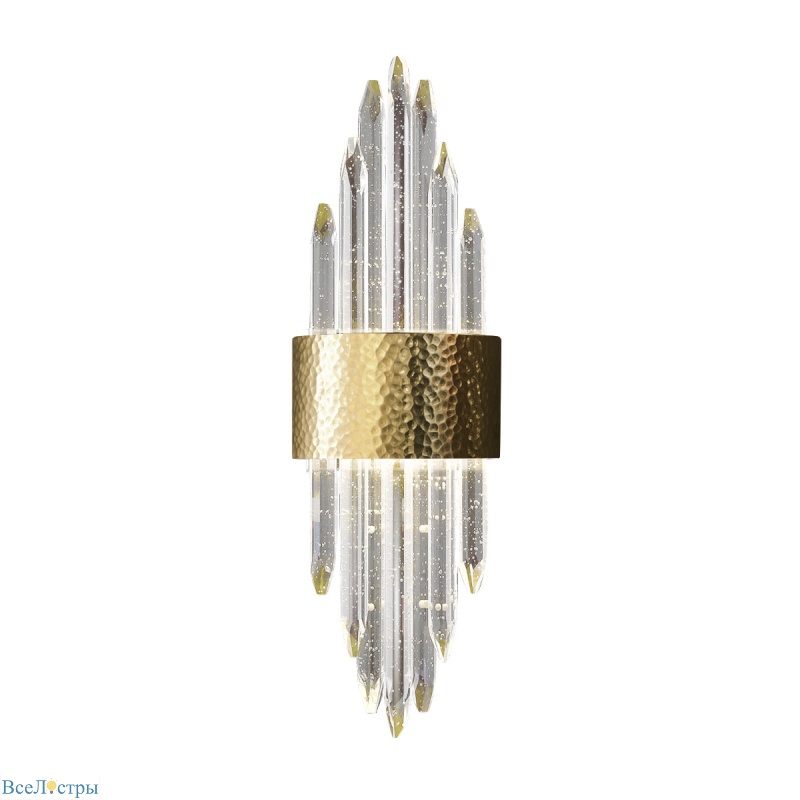 настенный светильник delight collection aspen w98021m brushed brass