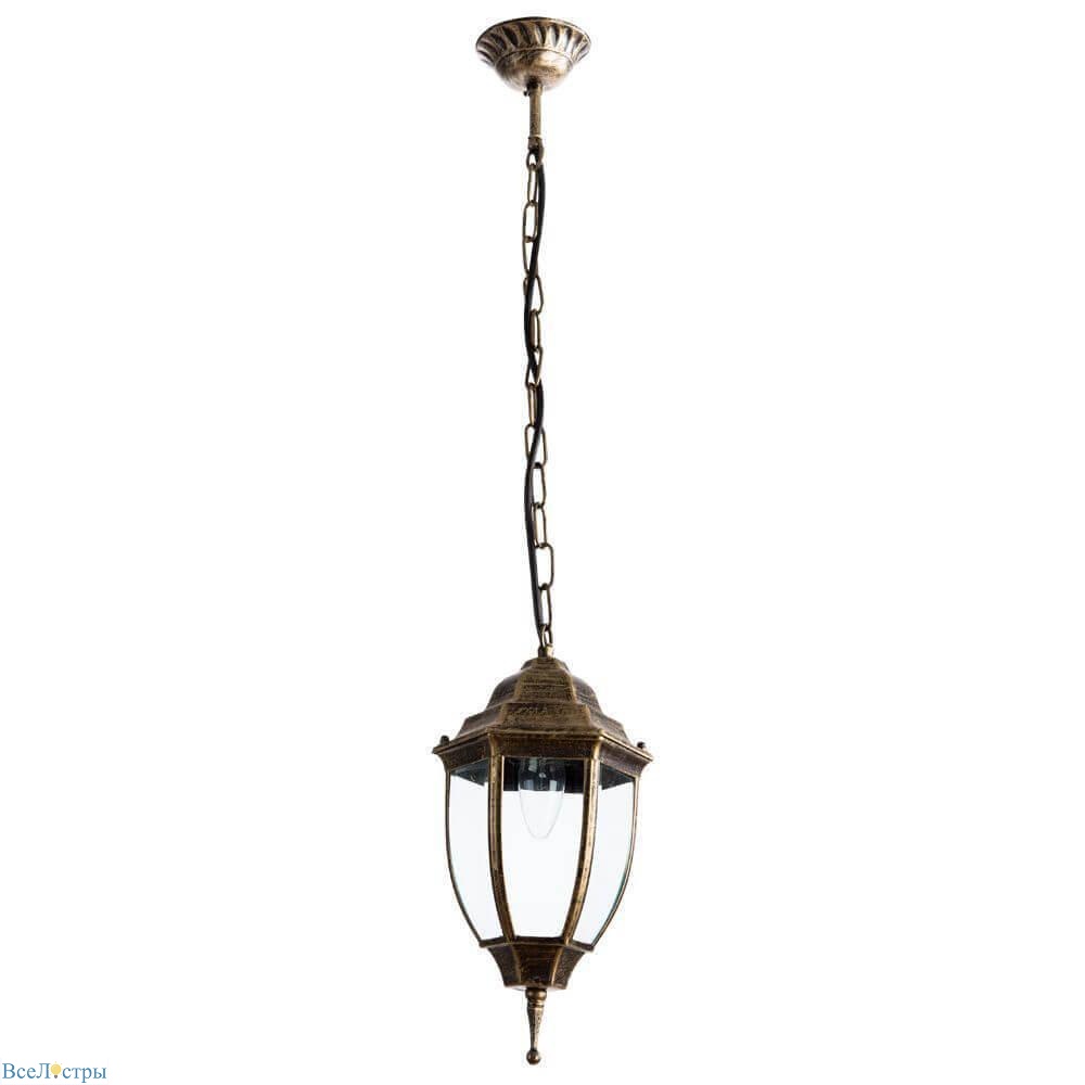 уличный подвесной светильник arte lamp pegasus a3151so-1bn