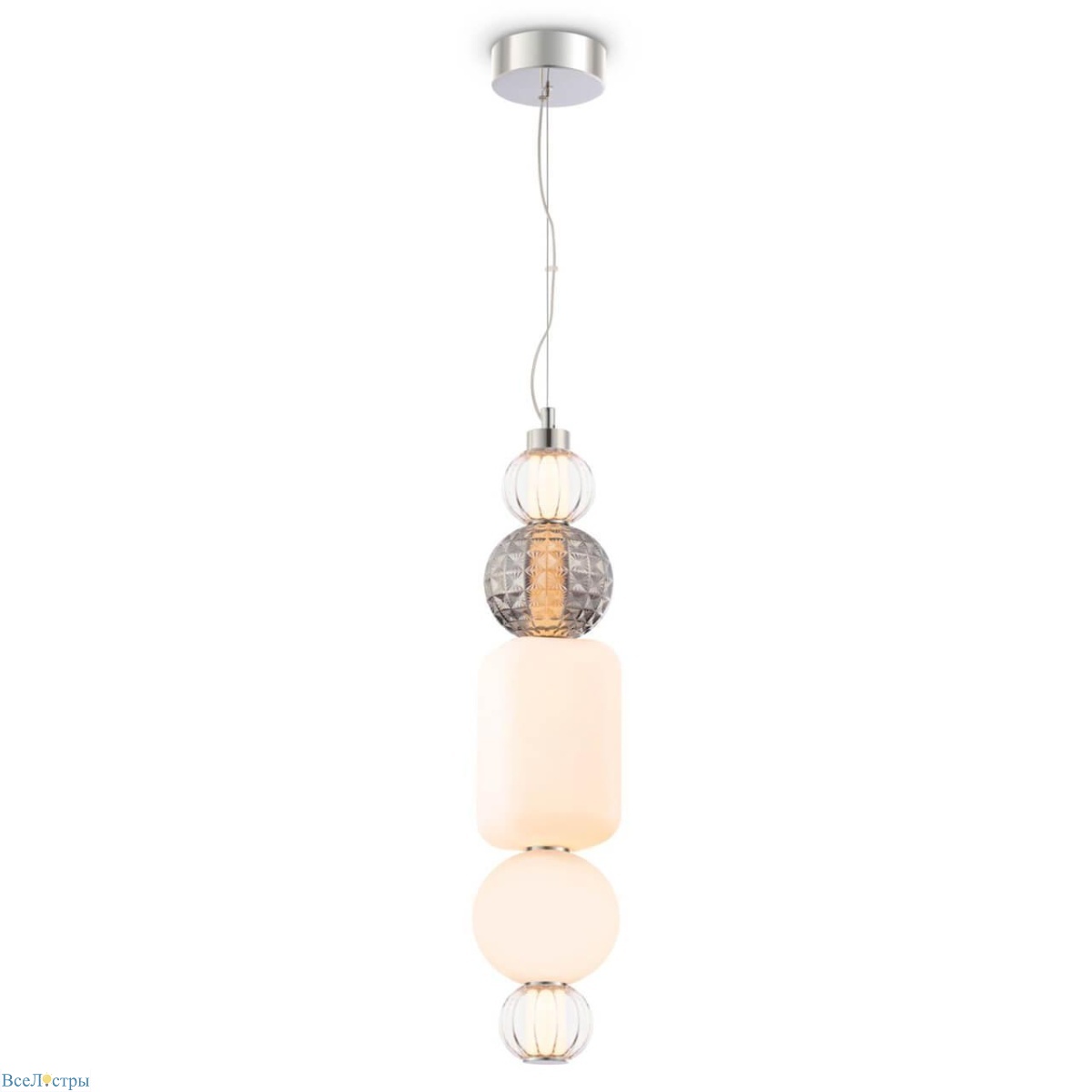 подвесной светодиодный светильник maytoni collar p069pl-l35ch3k