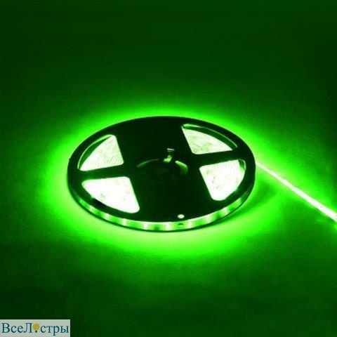 светодиодная лента horoz 4,8w/m 60led/m 3528smd зеленый 081-002-0001 hrz00001183