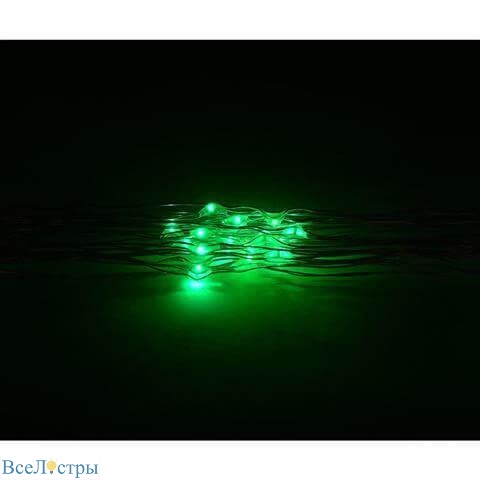 светодиодная гирлянда horoz montana 4,5v зеленая без мерцания 080-001-0004 hrz00002569
