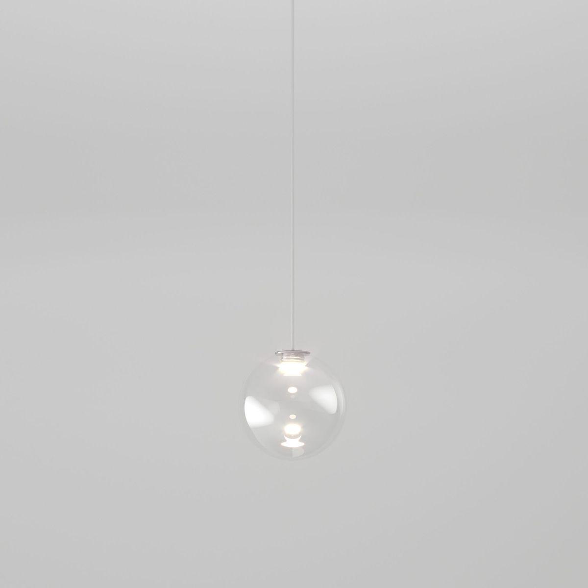 подвесной светодиодный светильник eurosvet wonder 50234/1 led прозрачный