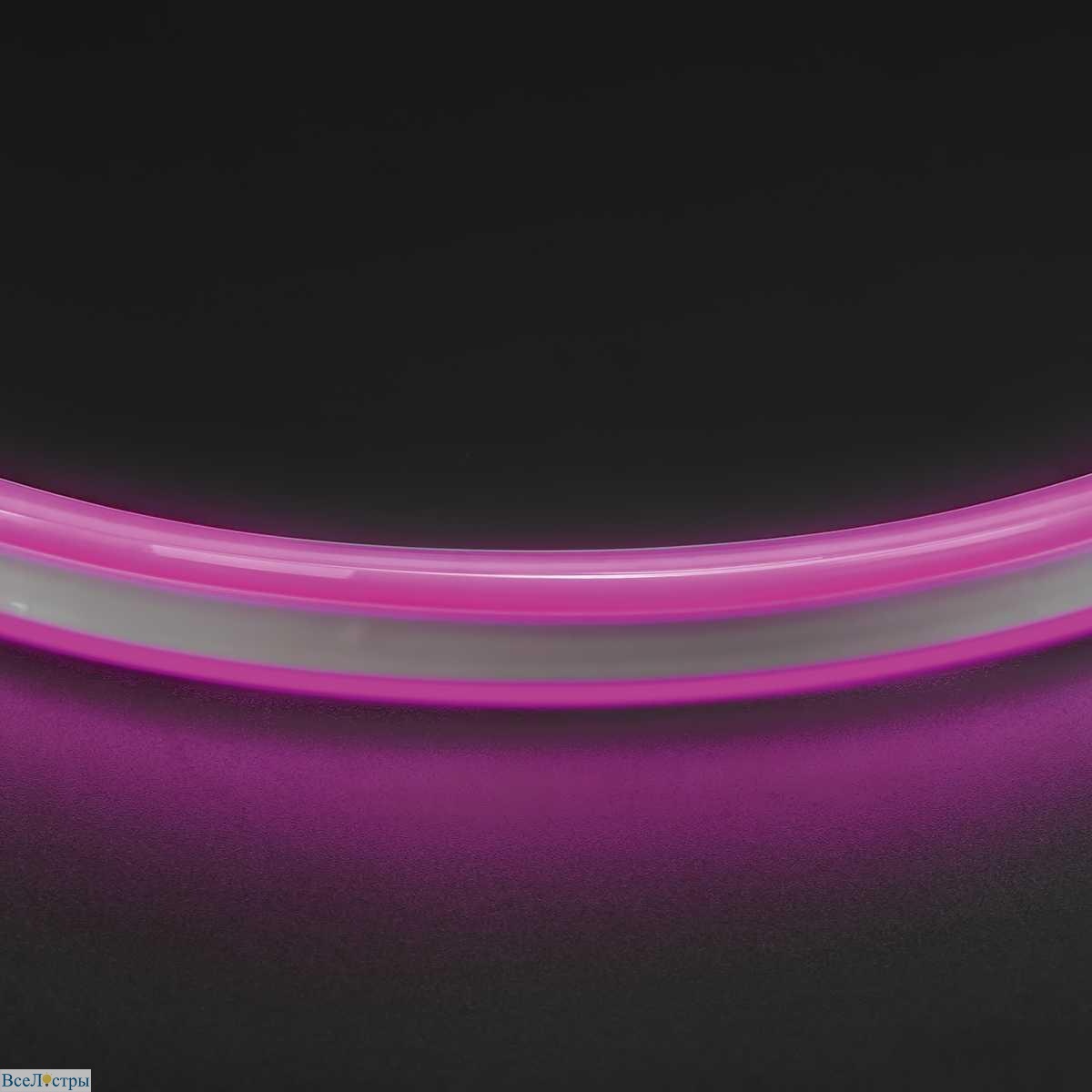 гибкий неон lightstar 9,6w/m 120led/m фиолетовый 50m 430108