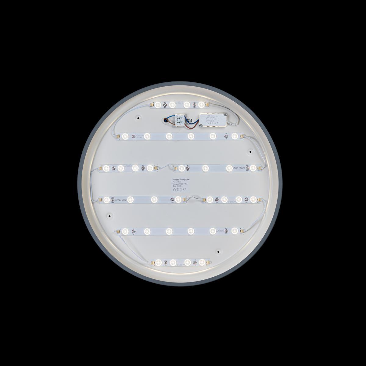 потолочный светодиодный светильник loft it axel 10001/36 grey