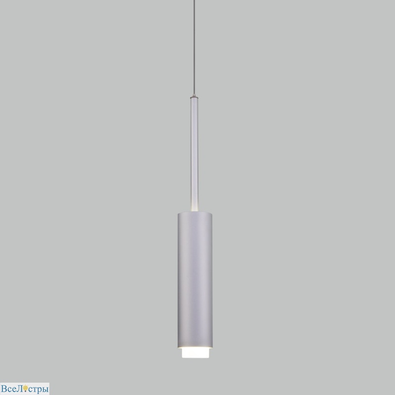 подвесной светильник eurosvet dante 50203/1 led матовое серебро